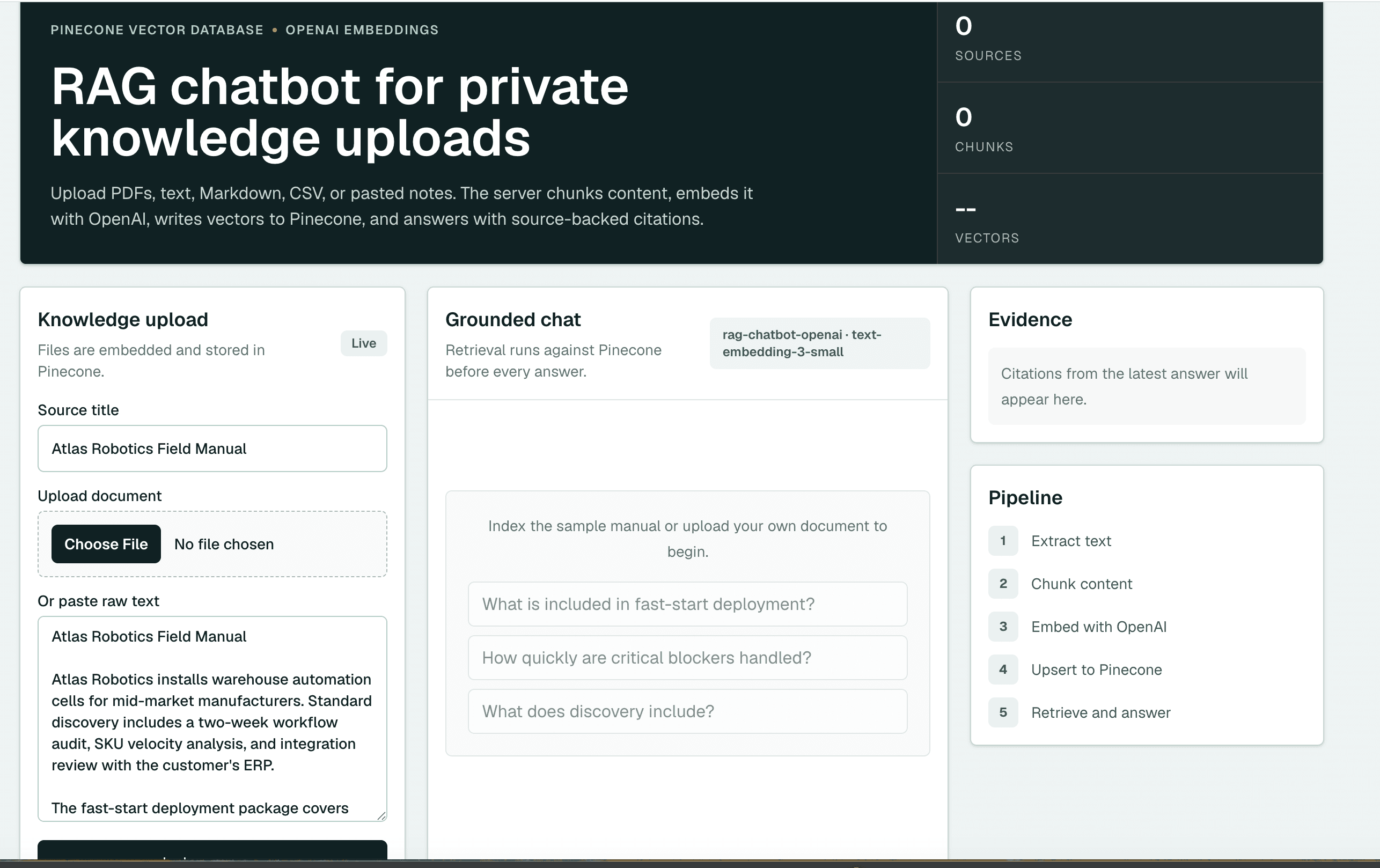 AI Chatbot Together AI Next.js template with model selector and scrollable chat interface