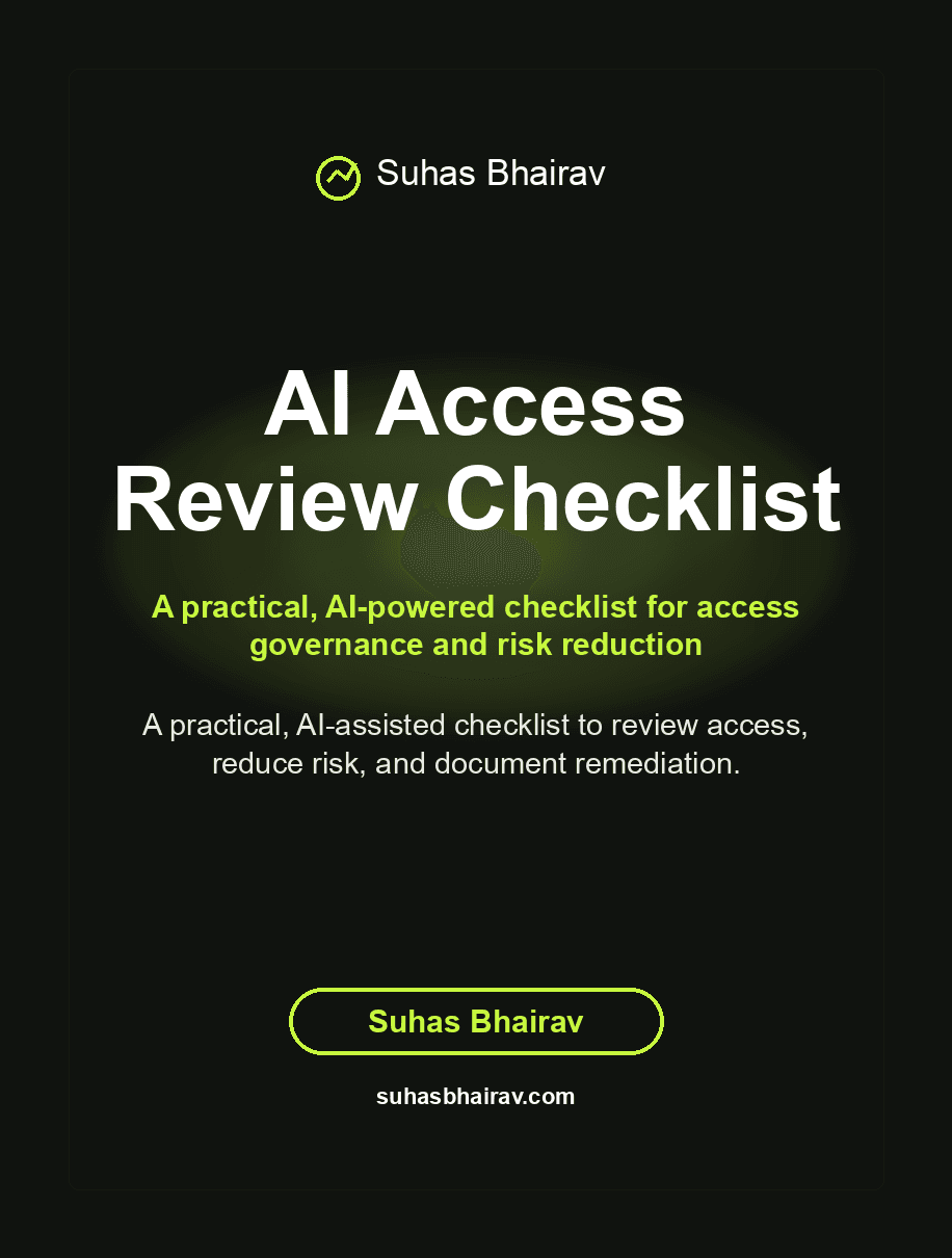 AI Access Review Checklist cover