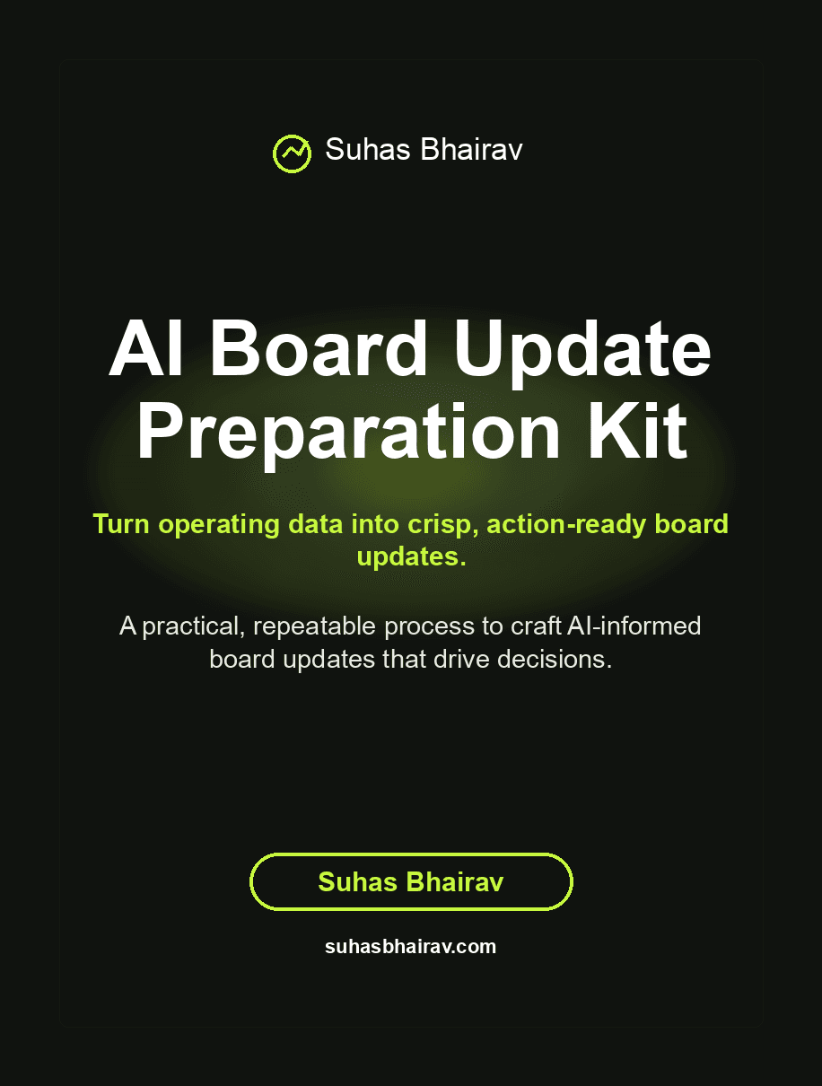 AI Board Update Preparation Kit cover
