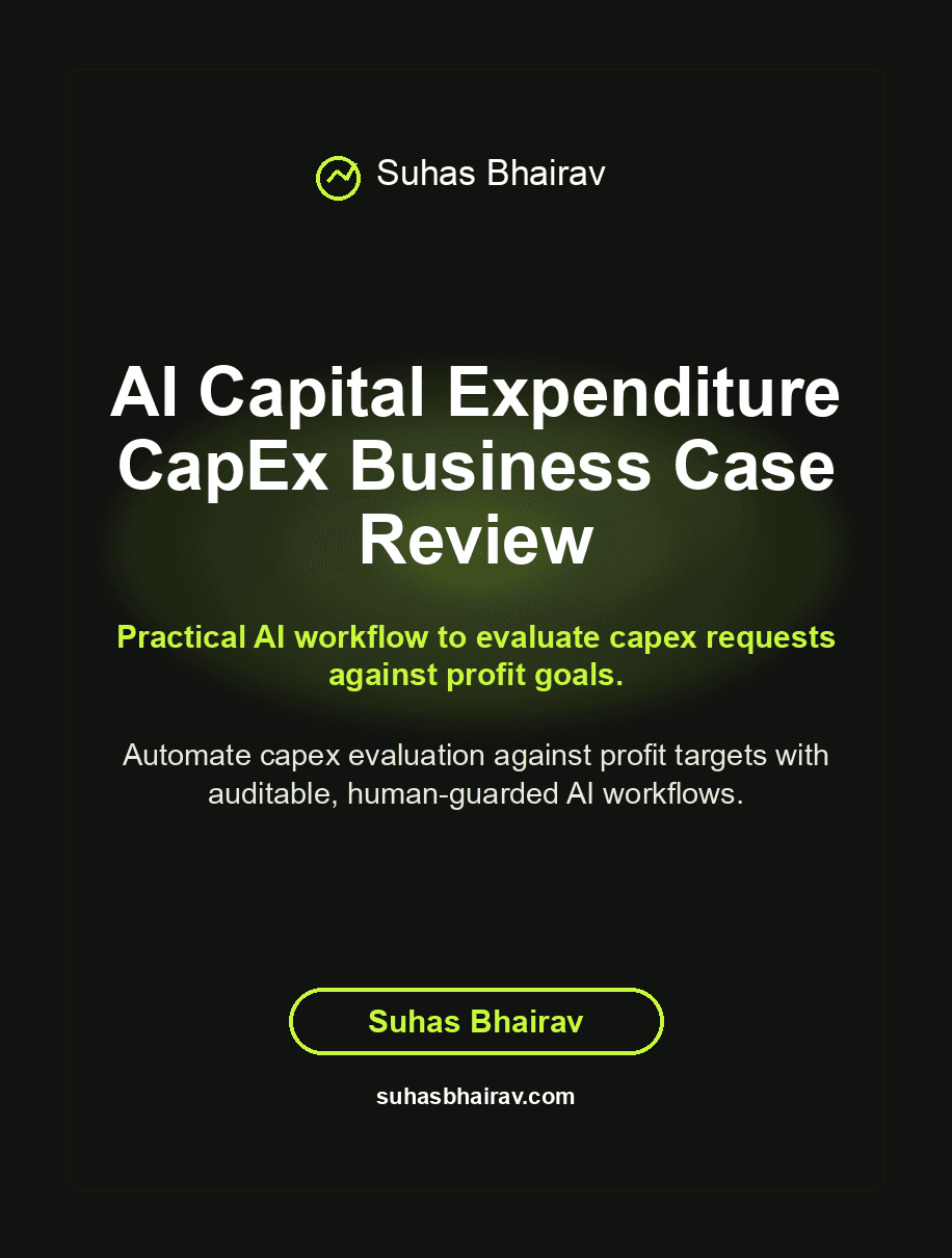 AI Capital Expenditure CapEx Business Case Review cover