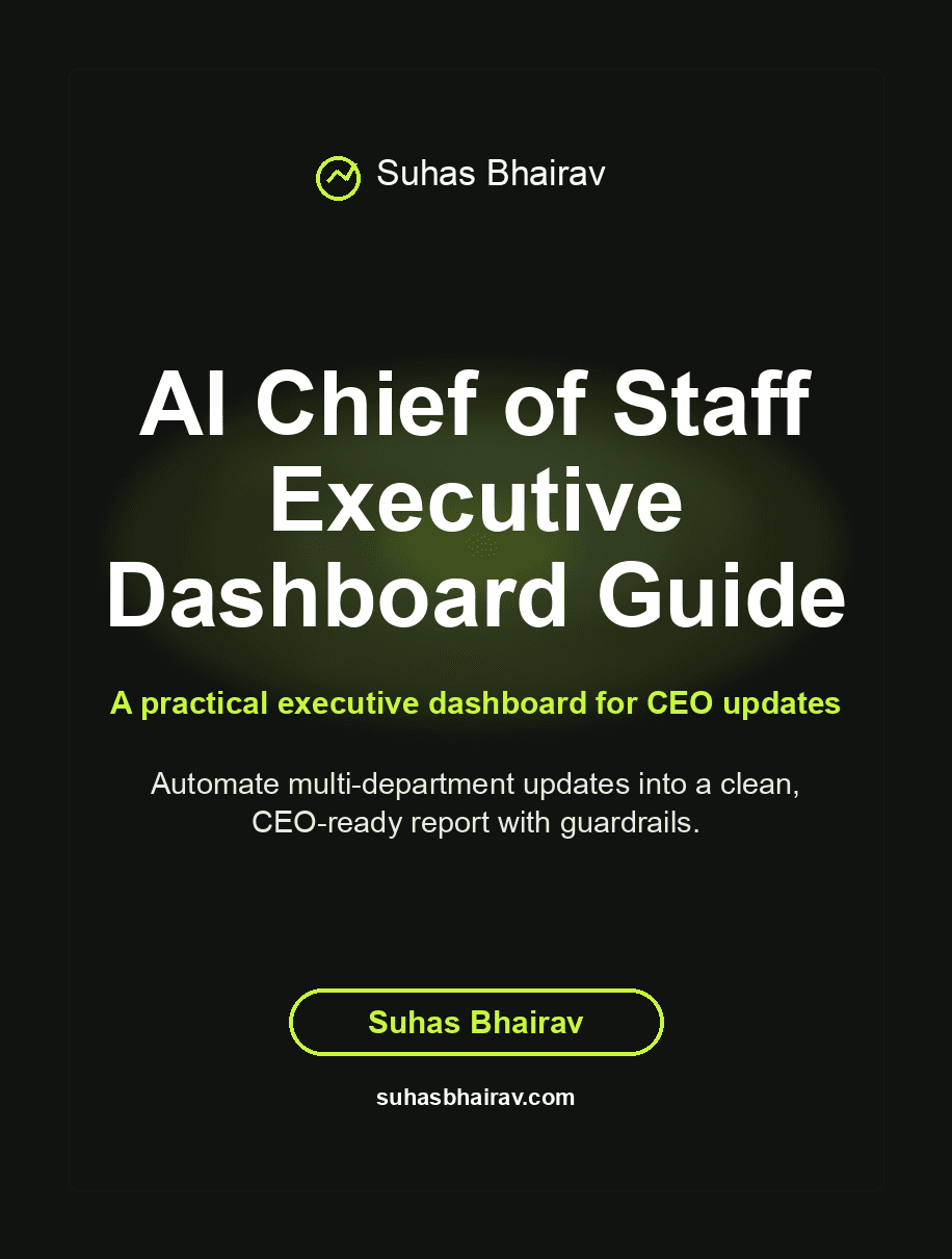 AI Chief of Staff Executive Dashboard Guide cover
