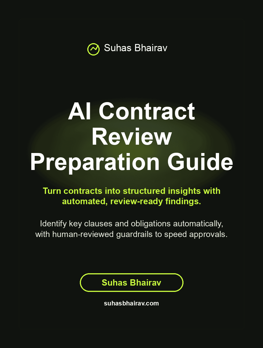 AI Contract Review Preparation Guide cover