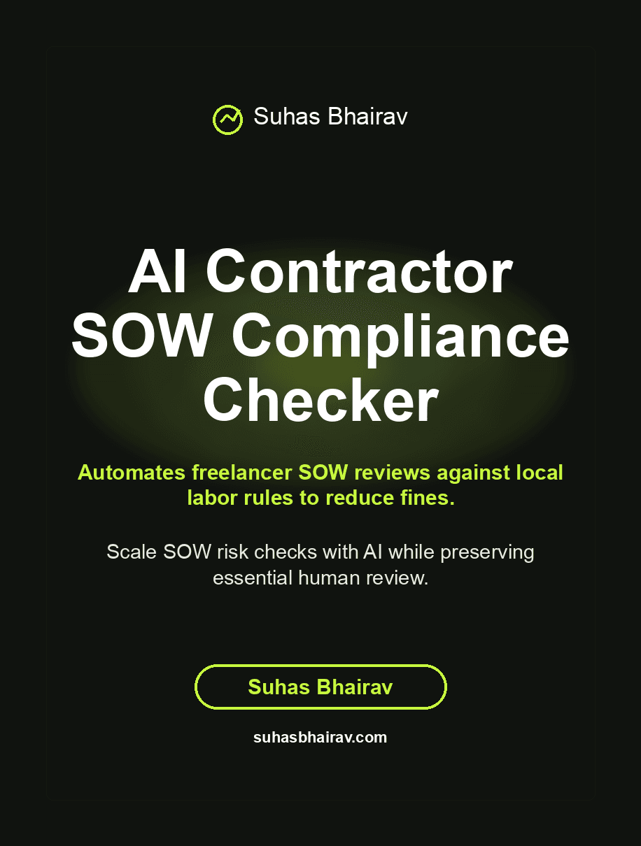 AI Contractor SOW Compliance Checker cover