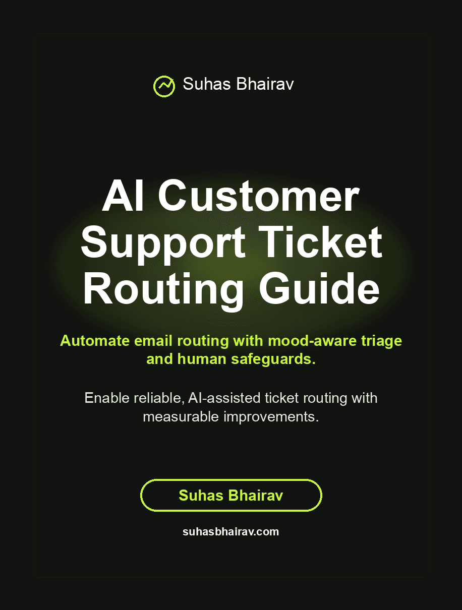 AI Customer Support Ticket Routing Guide cover