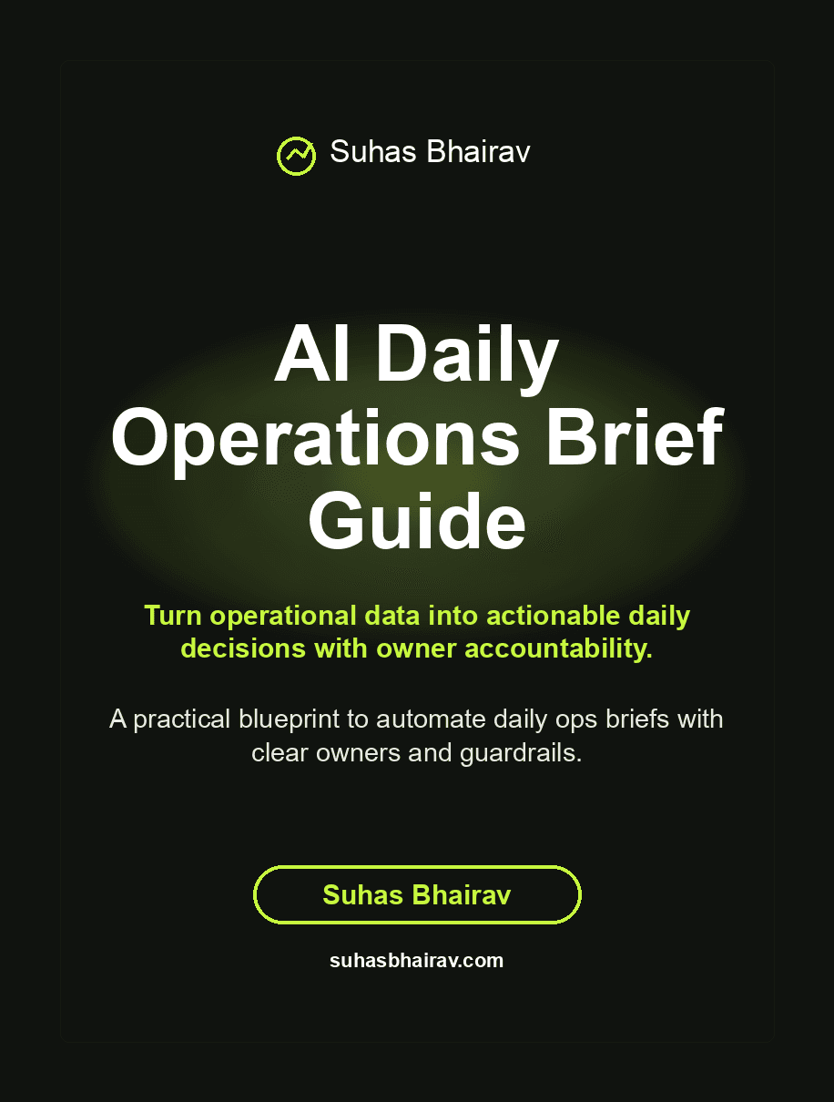 AI Daily Operations Brief Guide cover