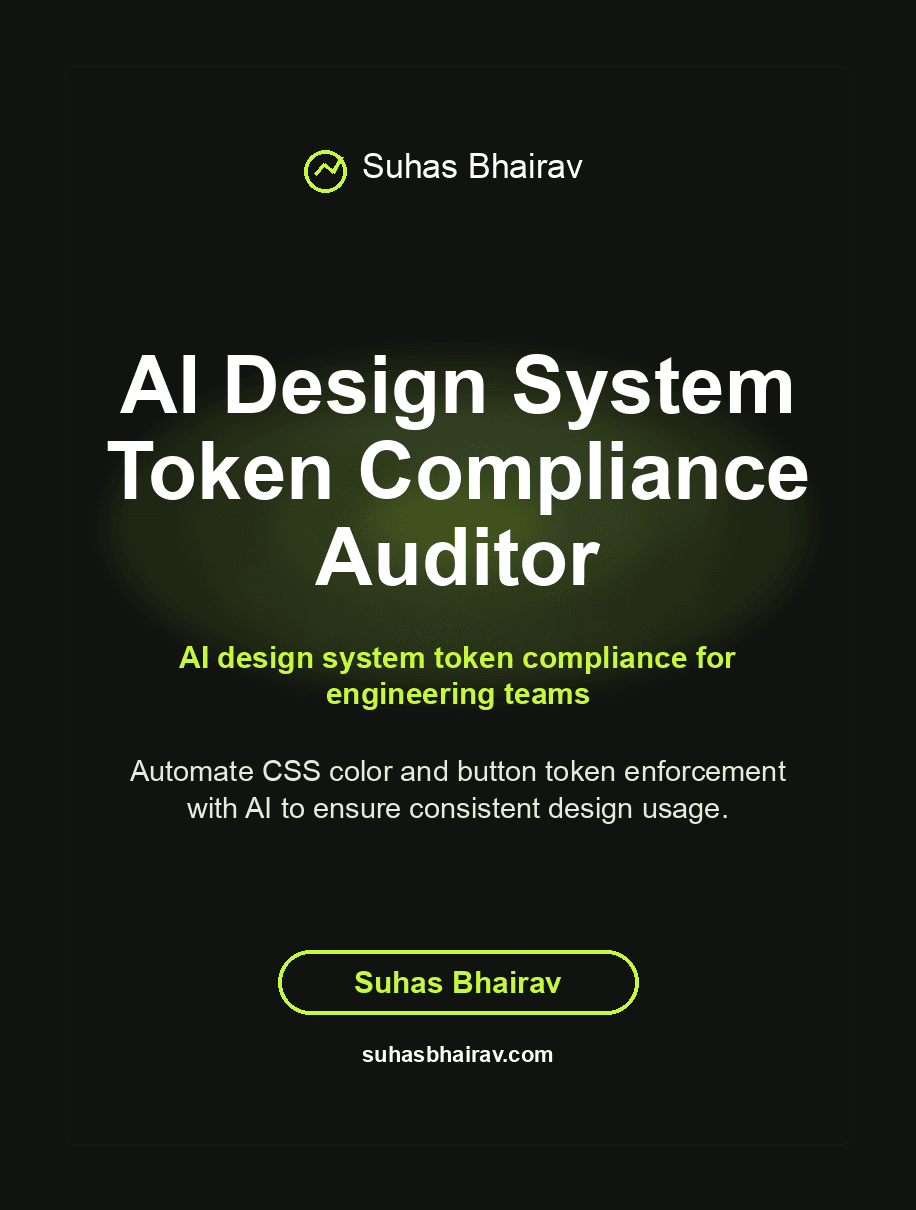AI Design System Token Compliance Auditor cover
