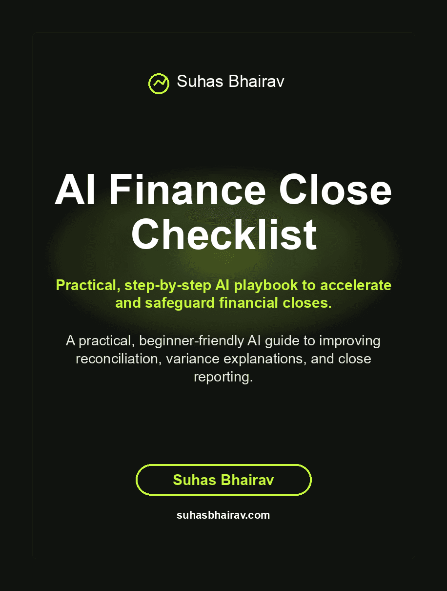 AI Finance Close Checklist cover