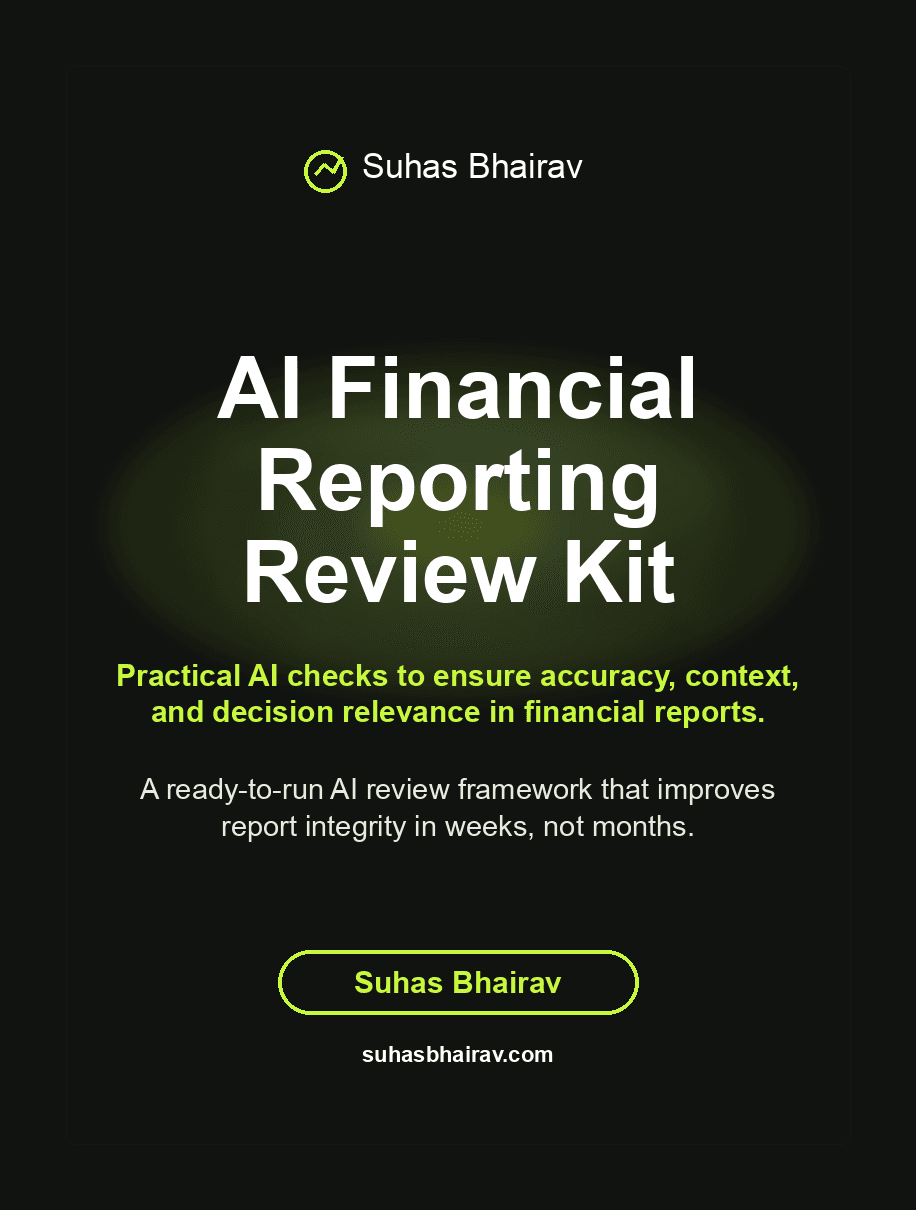 AI Financial Reporting Review Kit cover