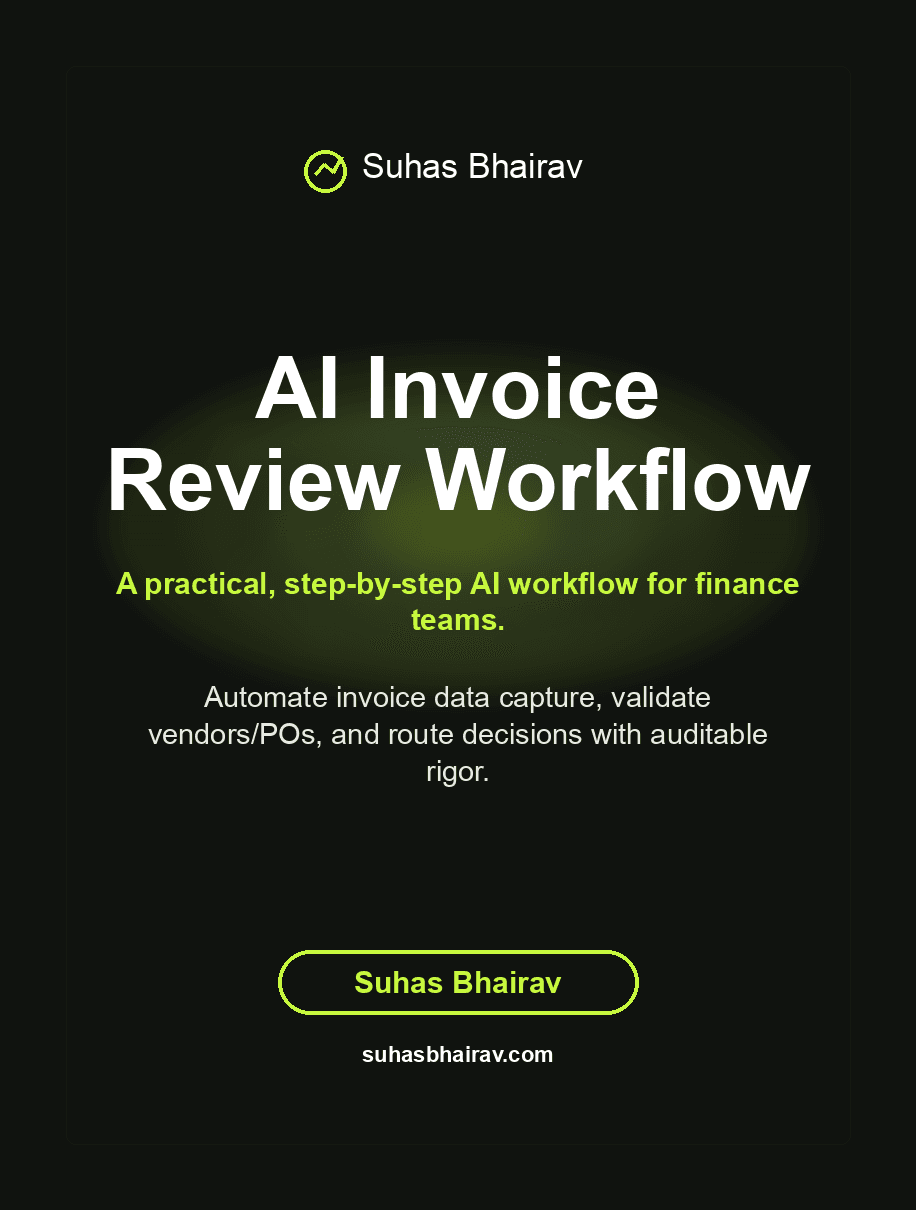 AI Invoice Review Workflow cover