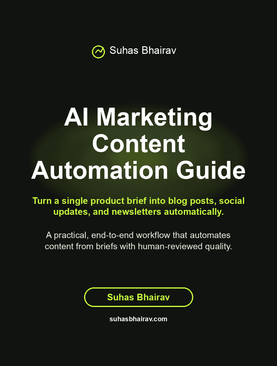 AI Marketing Content Automation Guide cover
