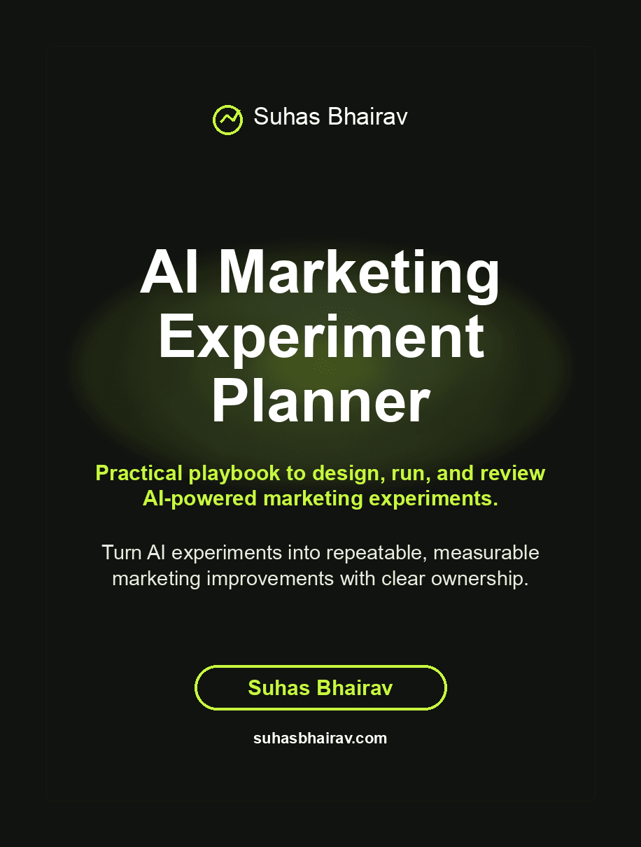 AI Marketing Experiment Planner cover