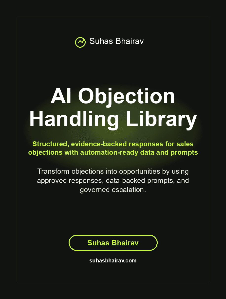 AI Objection Handling Library cover