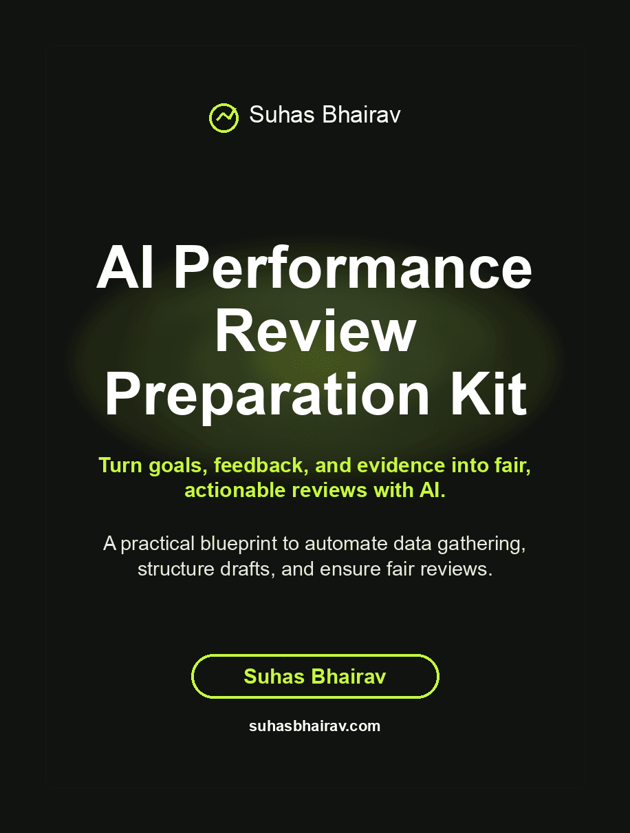 AI Performance Review Preparation Kit cover