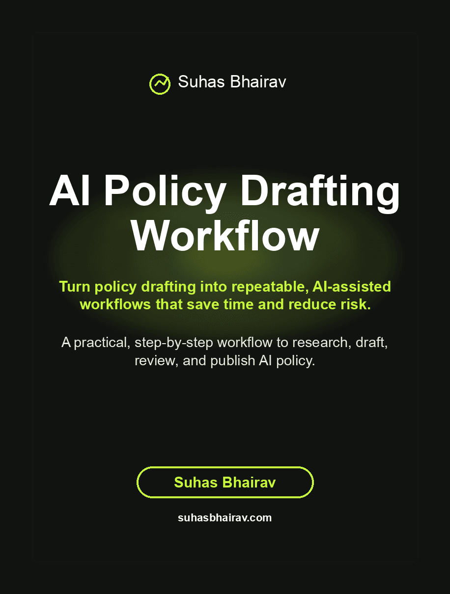 AI Policy Drafting Workflow cover