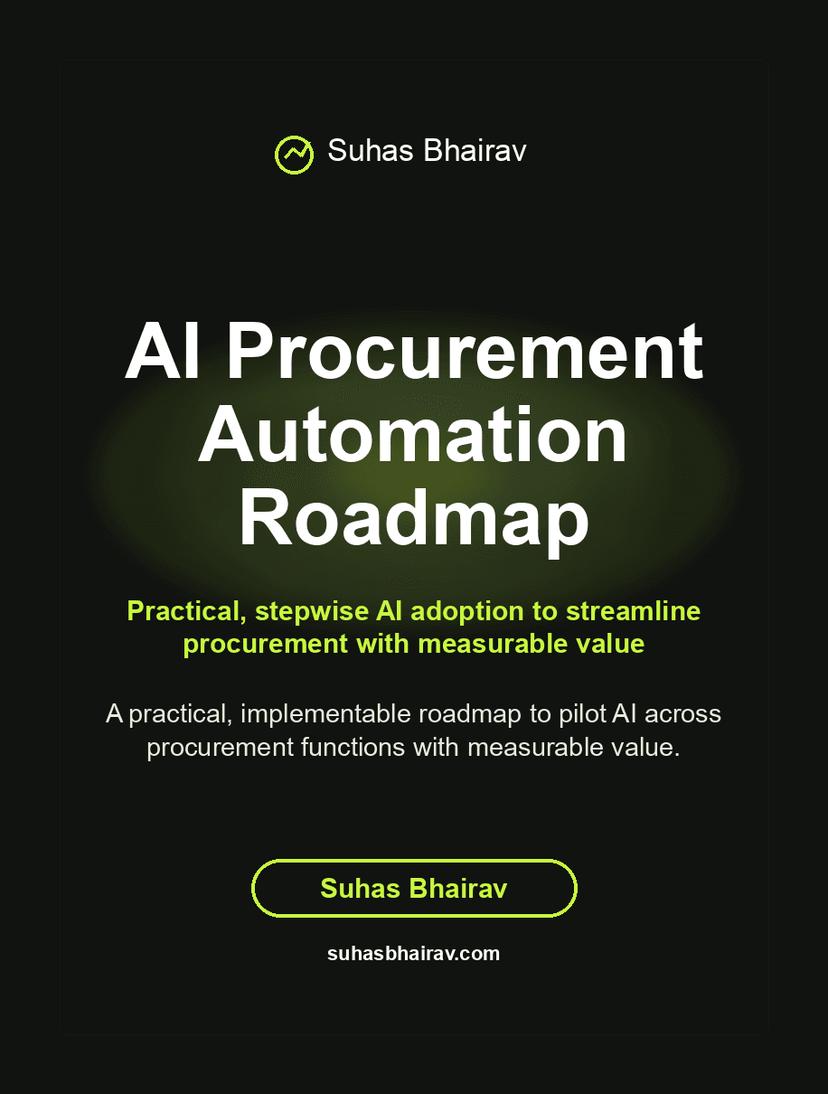 AI Procurement Automation Roadmap cover