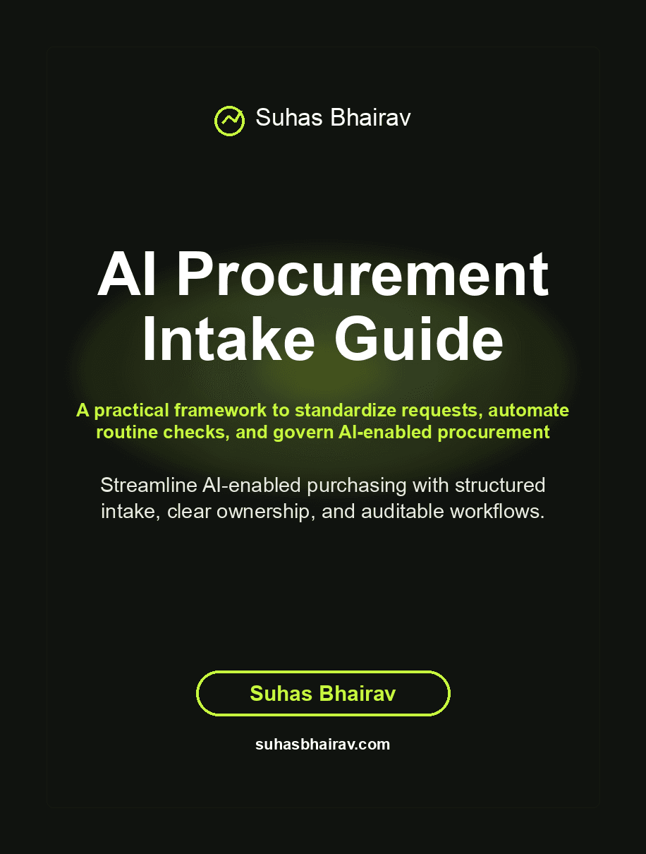AI Procurement Intake Guide cover
