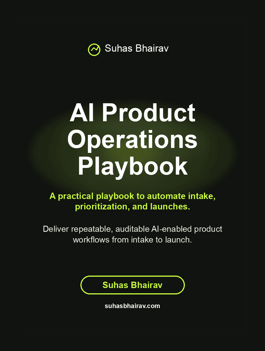 AI Product Operations Playbook cover