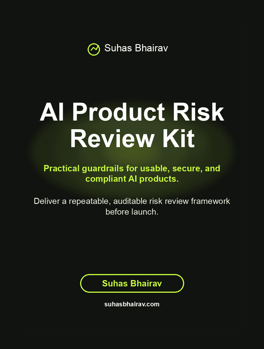 AI Product Risk Review Kit cover