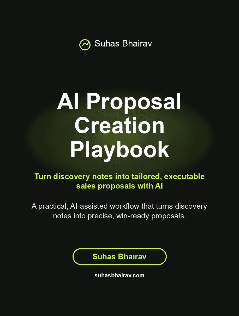 AI Proposal Creation Playbook cover