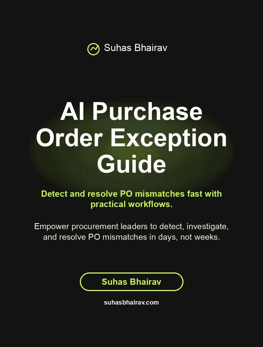 AI Purchase Order Exception Guide cover