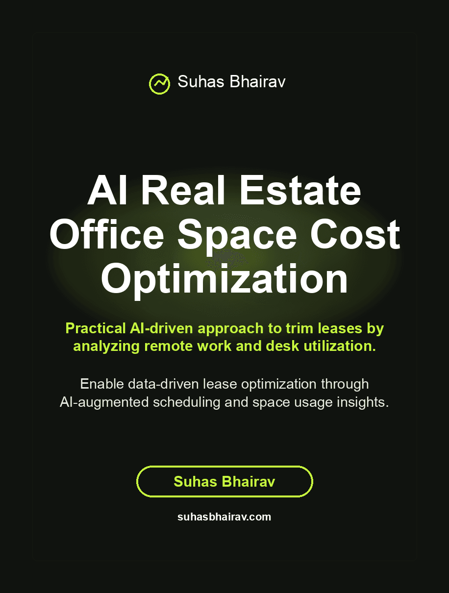AI Real Estate Office Space Cost Optimization cover