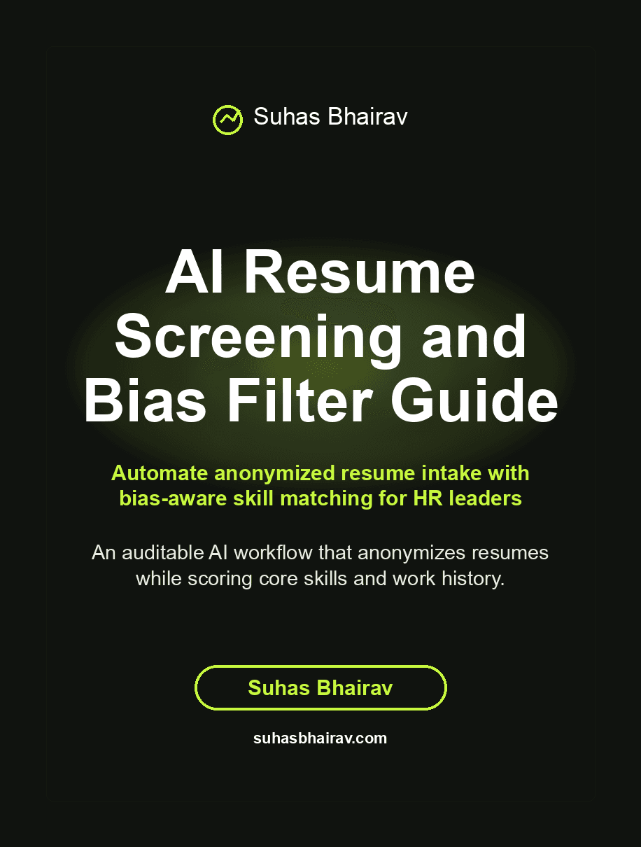 AI Resume Screening and Bias Filter Guide cover