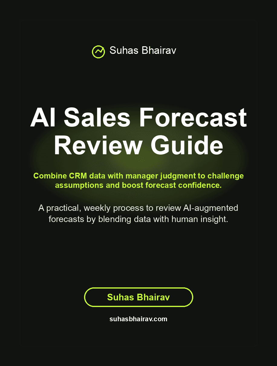 AI Sales Forecast Review Guide cover