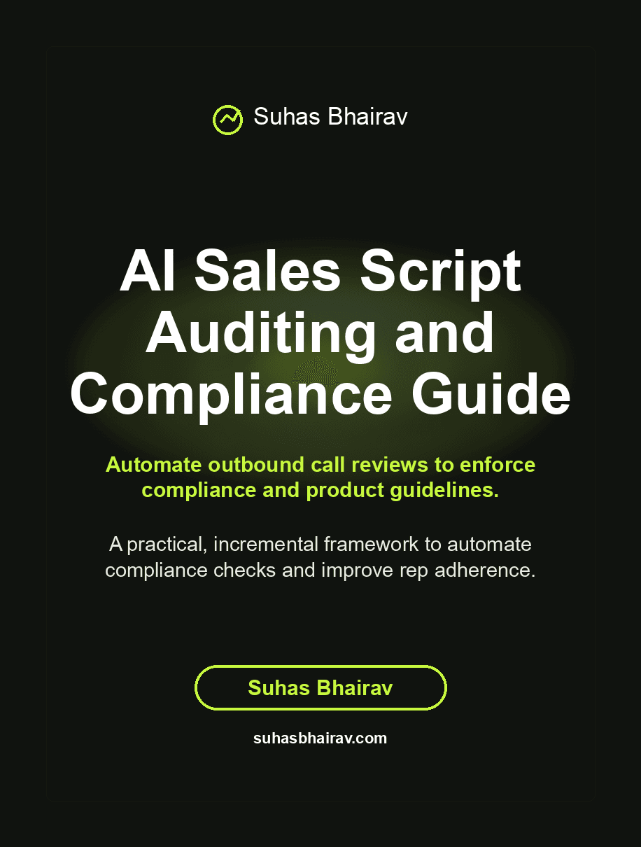 AI Sales Script Auditing and Compliance Guide cover
