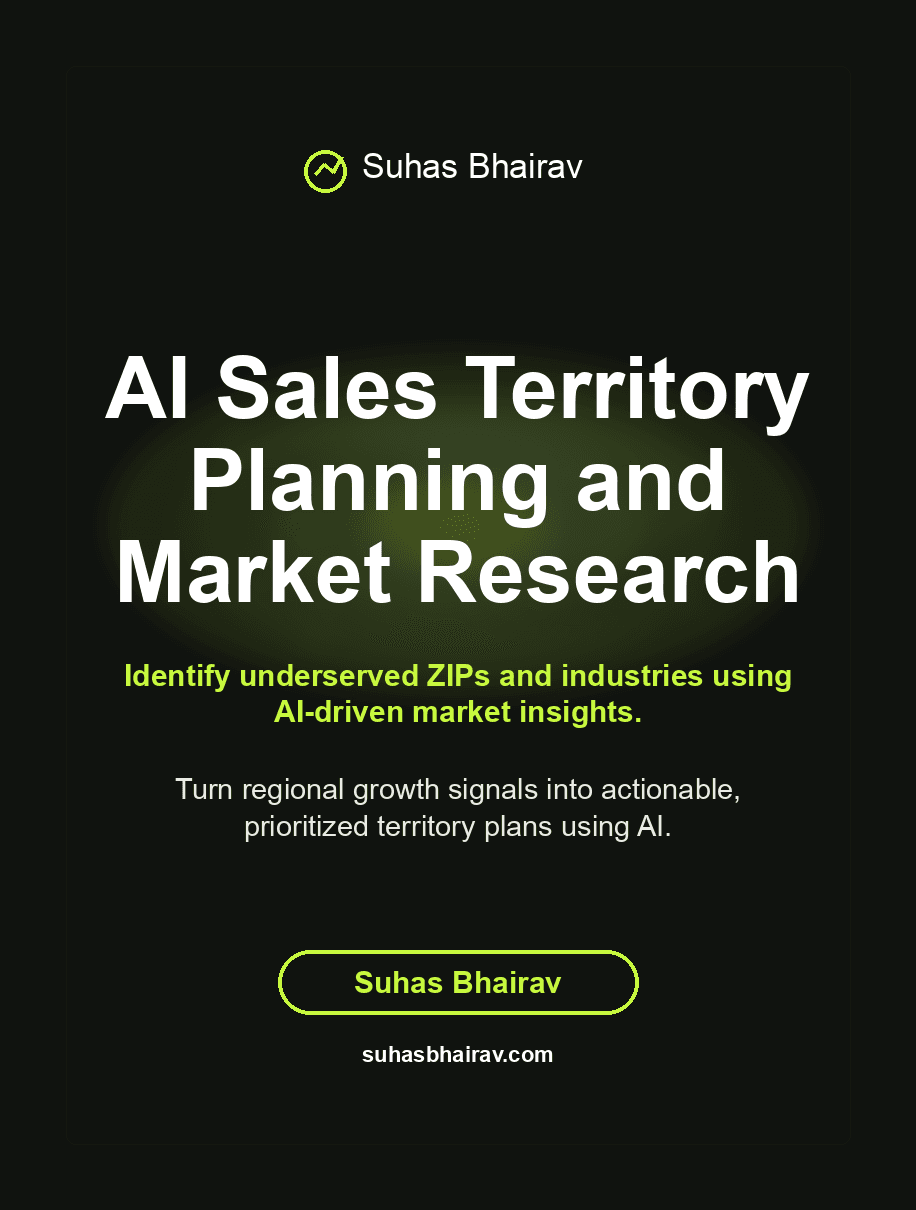 AI Sales Territory Planning and Market Research cover
