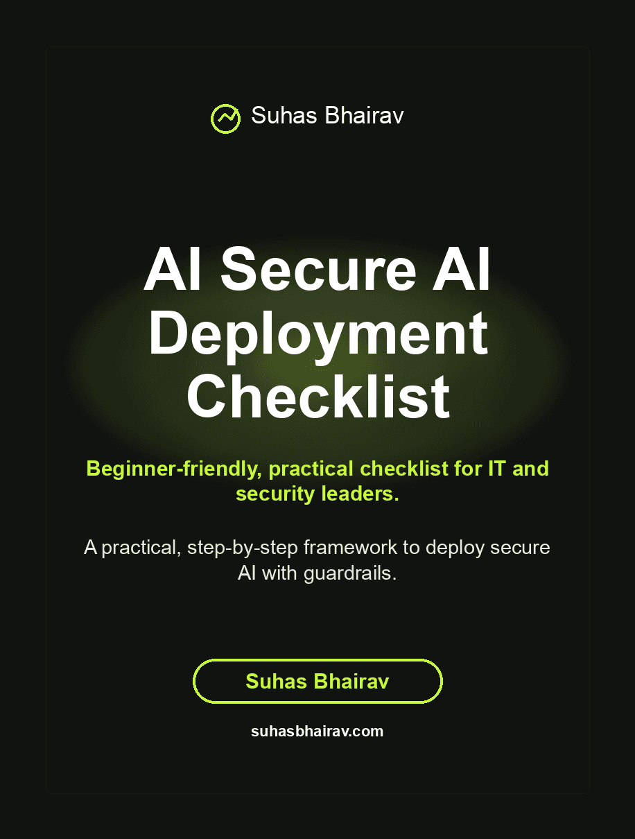 AI Secure AI Deployment Checklist cover