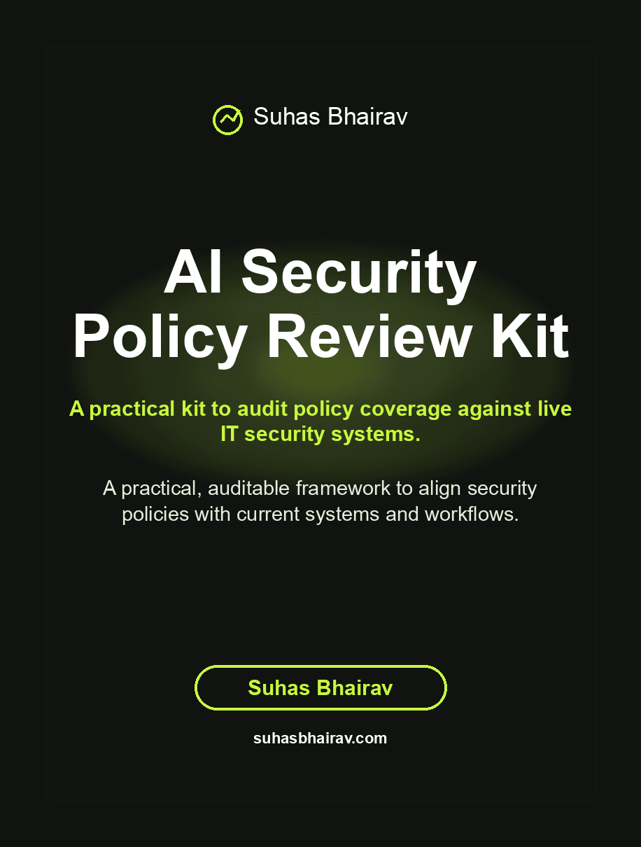 AI Security Policy Review Kit cover