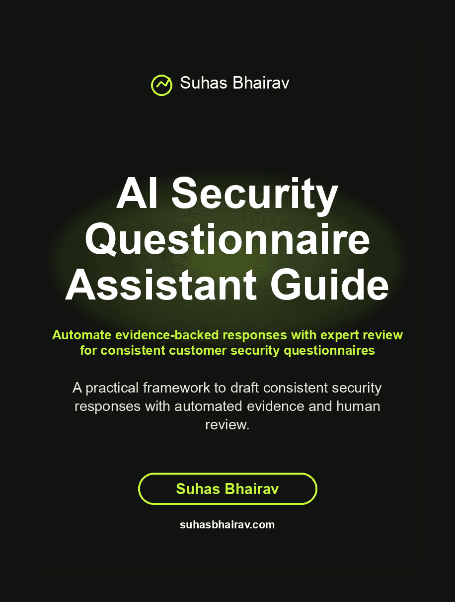 AI Security Questionnaire Assistant Guide cover