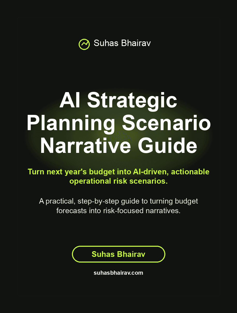 AI Strategic Planning Scenario Narrative Guide cover