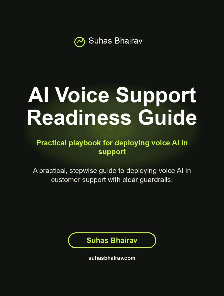 AI Voice Support Readiness Guide cover