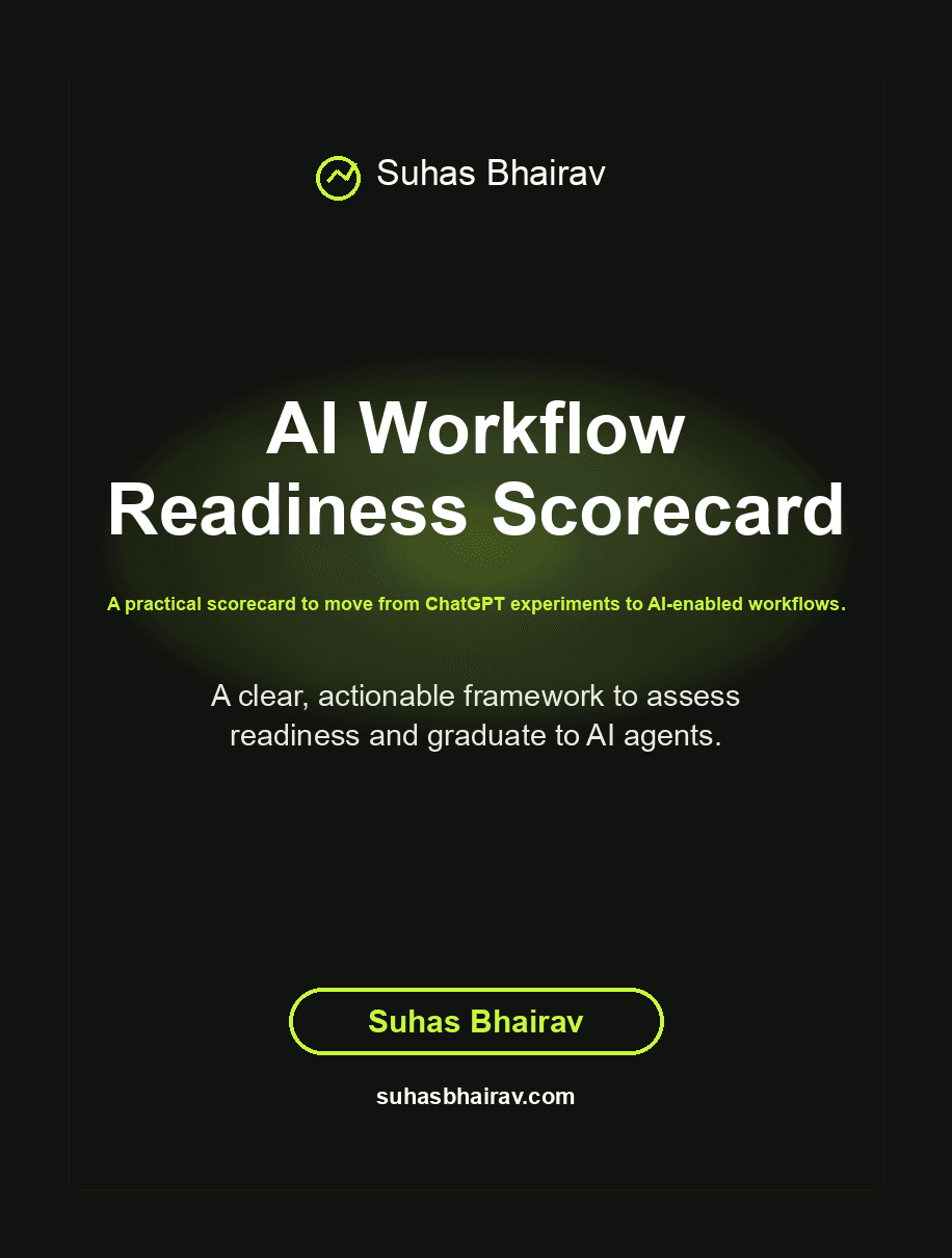 AI Workflow Readiness Scorecard cover