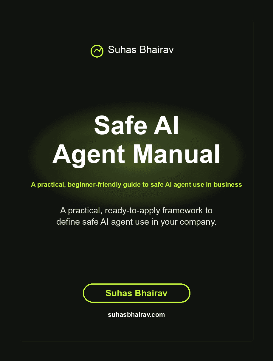 Safe AI Agent Manual cover