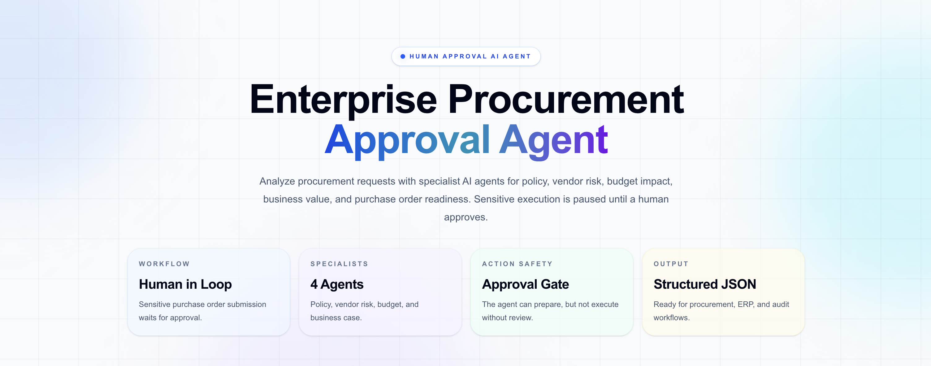 Enterprise Procurement Approval Agent with Human Review | AI Lab ...